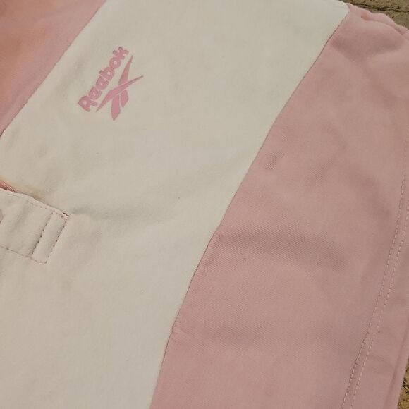 Reebok Polo Pink and White Crop Shirt Size 5 - Picture 2 of 8